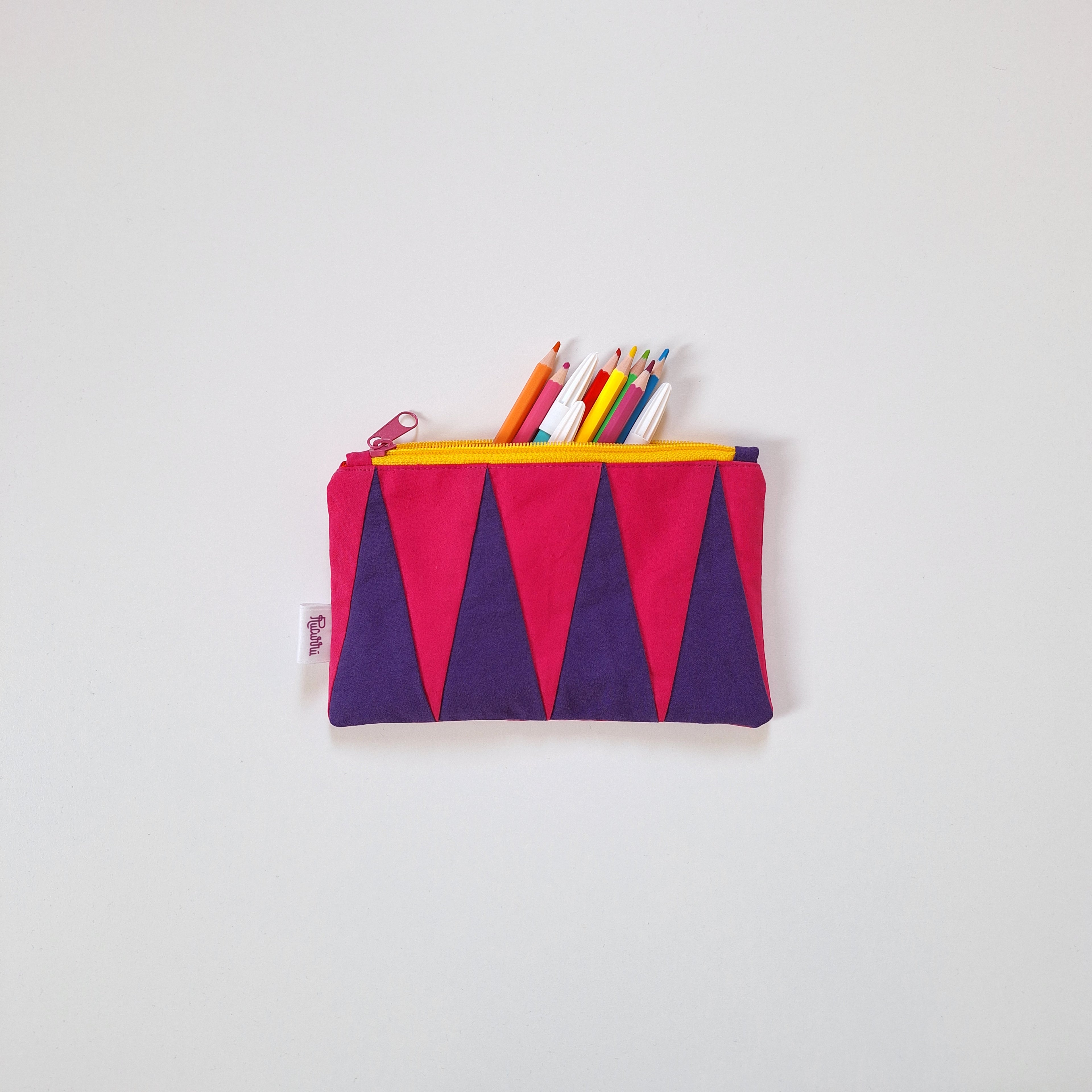Estuche Frida morado-fucsia