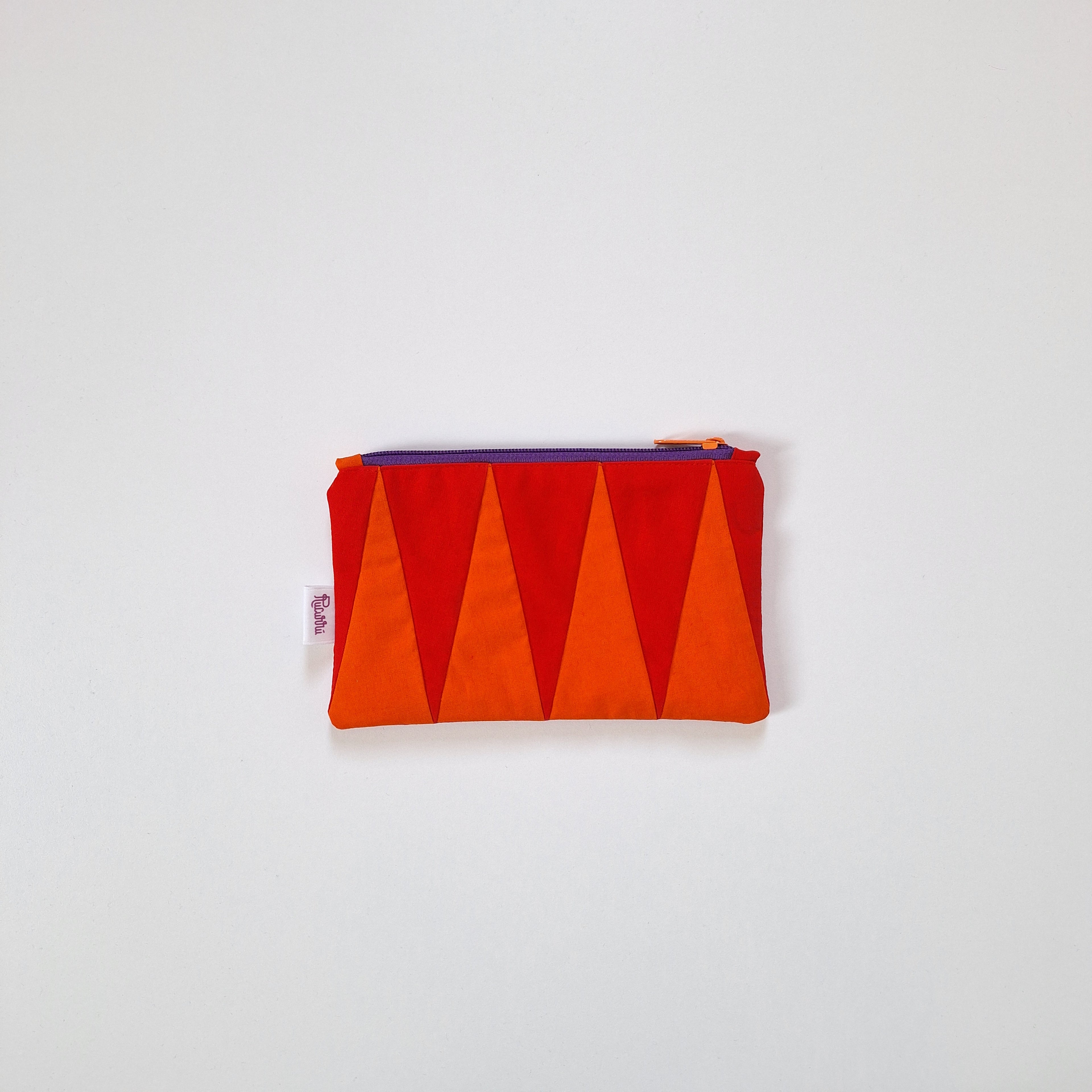 Estuche Frida rojo-naranja
